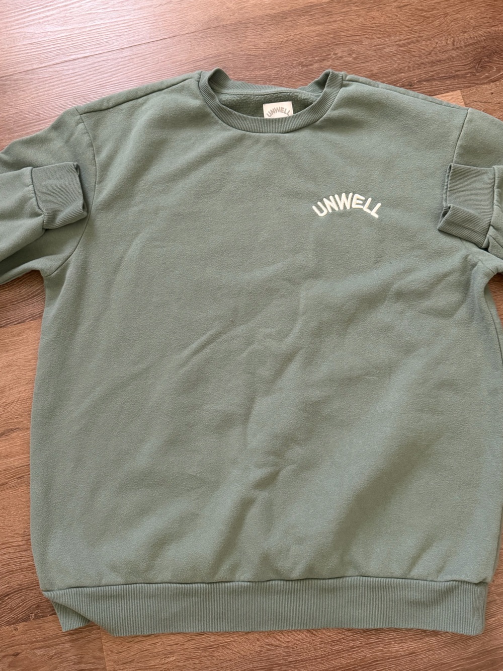Unwell Women's Olive Crewneck Sweatshirt